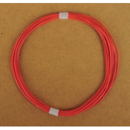 Bobine 10m de fil de câblage Orange 0.04mm²