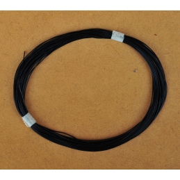 Bobine 10m de fil de câblage Noir 0.04mm²