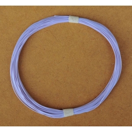 Bobine 10m de fil de câblage Blanc 0.04mm²