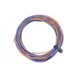 Bobine 6m de fil de câblage 2 conducteurs rose/bleu