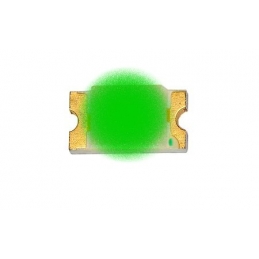 LED 402 Verte câblée avec fils émaillés (lot de 10)