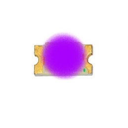 LED 603 Violette câblée avec fils émaillés (lot de 10)