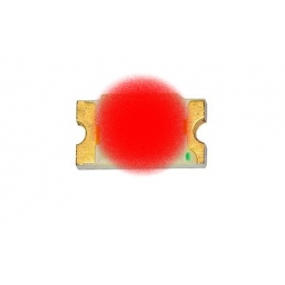 LED 402 Rouge câblée avec fils isolés 0.2 mm (lot de 10)
